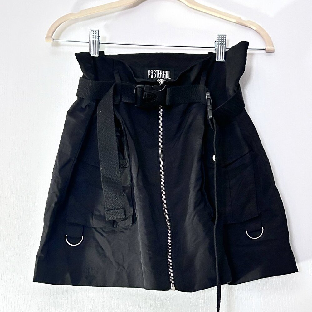 POSTER GIRL Black Mini Skirt